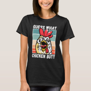 Camiseta Chicken Meme Adivinha Que Bumbum De Frango