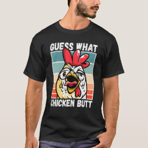Camiseta Chicken Meme Adivinha Que Bumbum De Frango