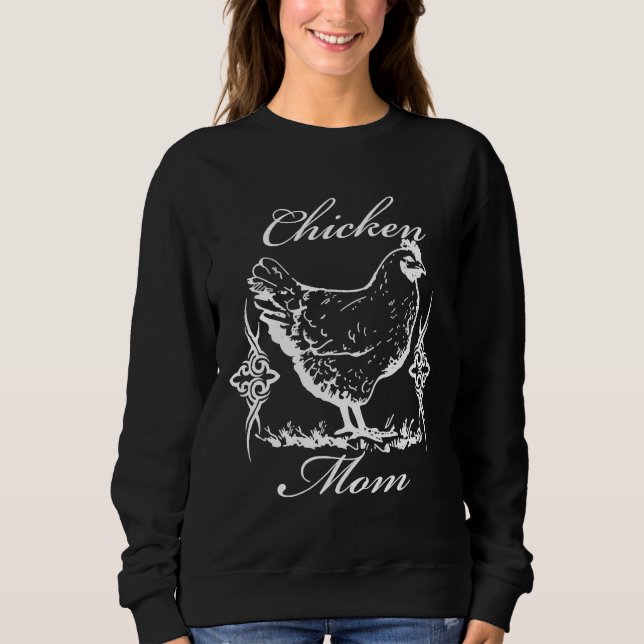 Camiseta Chicken Mom Chicken Egg Chickens Hen   (Frente)