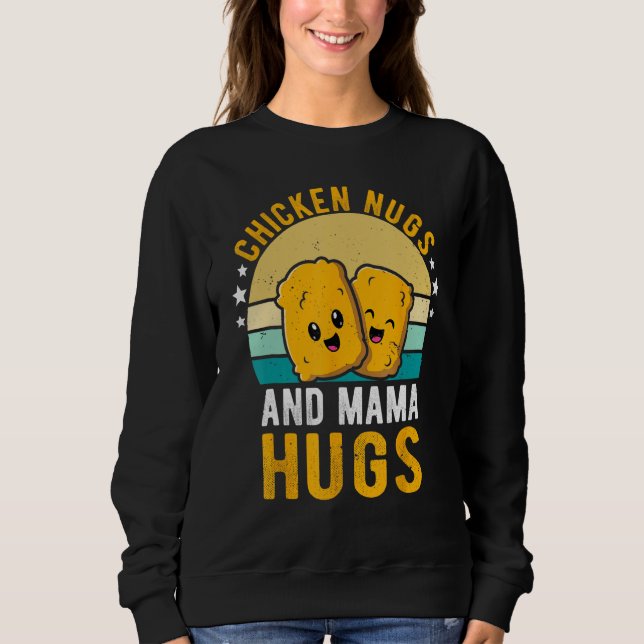 Camiseta Chicken Nugs and Mama Hugs Toddler for Chicken Nug (Frente)