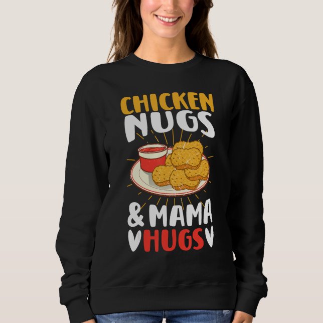 Camiseta Chicken Nugs and Mama Hugs Toddler for Chicken Nug (Frente)
