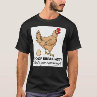 Camiseta Chicken Poops Breakfast Funny Design  Essential T-