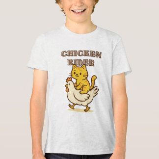Camiseta Chicken Rider - Cartoon Chicken Engraçado