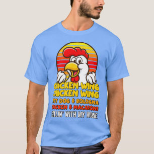 Camiseta Chicken Wing Chicken Wing Hotdog e Bologna