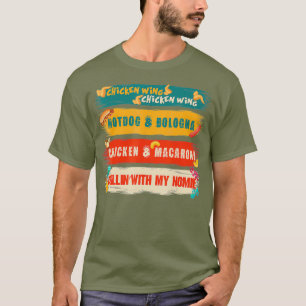 Camiseta Chicken Wing Chicken Wing Hotdog e Bologna