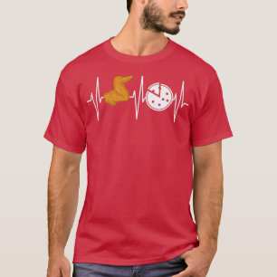 Camiseta Chicken Wing Shirt Engraçado Pizza Lover I Love Pi