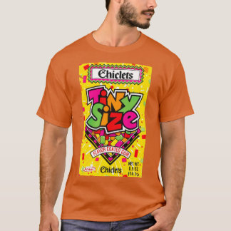 Camiseta Chicletes De Tamanho Pequeno Chiclete Revestido De