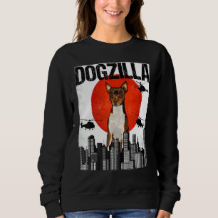 Camiseta Chienzilla Dogzilla Japonês Fox Toy Terrier