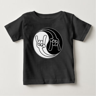 Camiseta Chifres de Diabo Heavy Metal Yin Yang