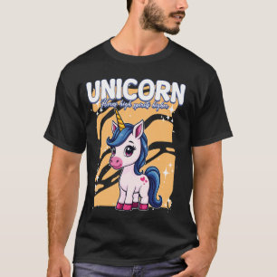 Camiseta Chifres de Unicórnio Espíritos Altos Unicórnio Mai