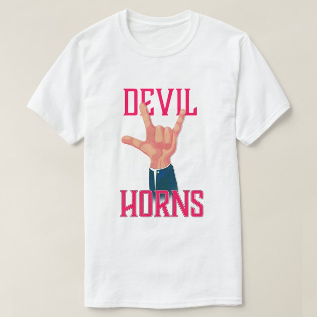 Camiseta Chifres do Diabo (Frente do Design)