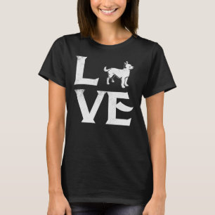 Camiseta Chihuahua ama cães vadios animais de amor