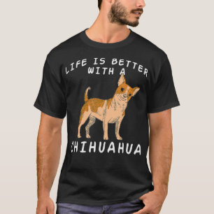 Camiseta Chihuahua ama Chiuaua Cachorro Mãe Amantes Dizendo