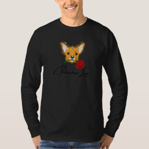 Camiseta Chihuahua Ama Com Um Rosto Bonito Para Chihuahua