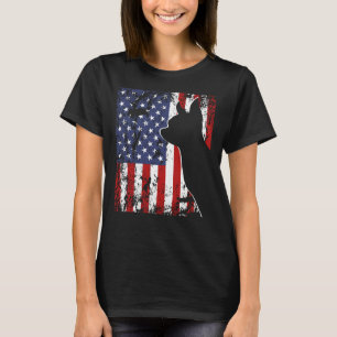 Camiseta Chihuahua American Flag og Usa