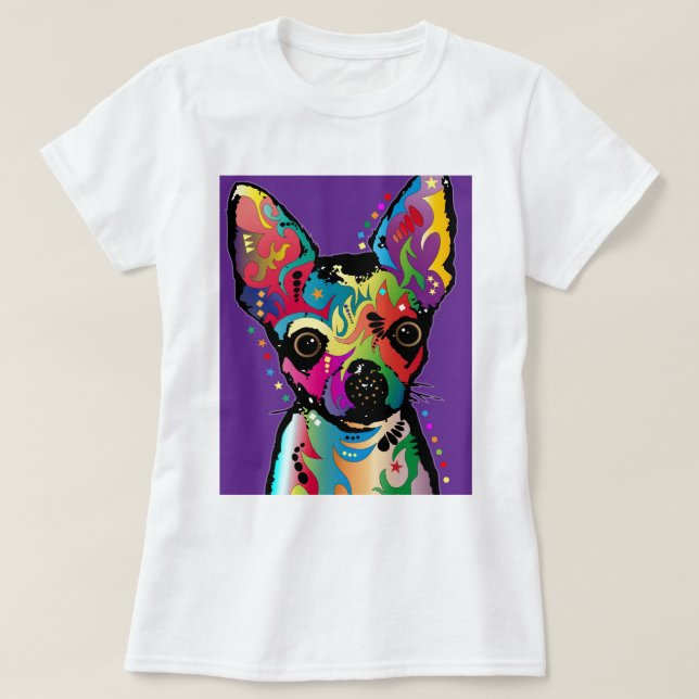 Camiseta Chihuahua Art (Frente do Design)