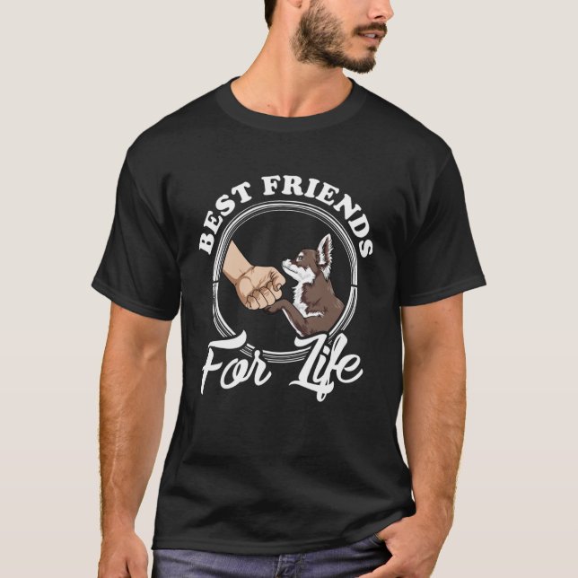 Camiseta Chihuahua  Best Friends For Life  Chihuahua (Frente)