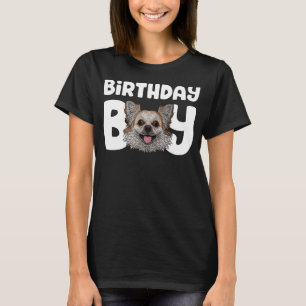 Camiseta Chihuahua Birthday Boy Party Dog Crianças Chihuahu