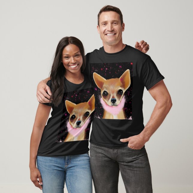 Camiseta Chihuahua Bling      (Unissex)