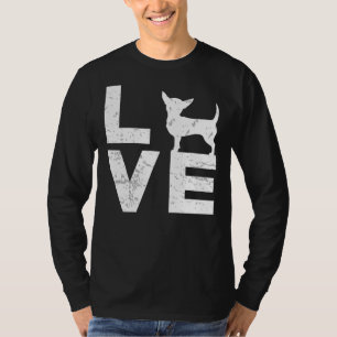 Camiseta Chihuahua Bonita Para Homens E Mulheres