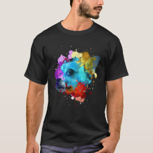 Camiseta Chihuahua Bonita Para Homens Mulheres Cachorro Com