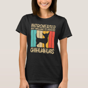 Camiseta Chihuahua Bonita Para Homens Mulheres Chihuahua Pe