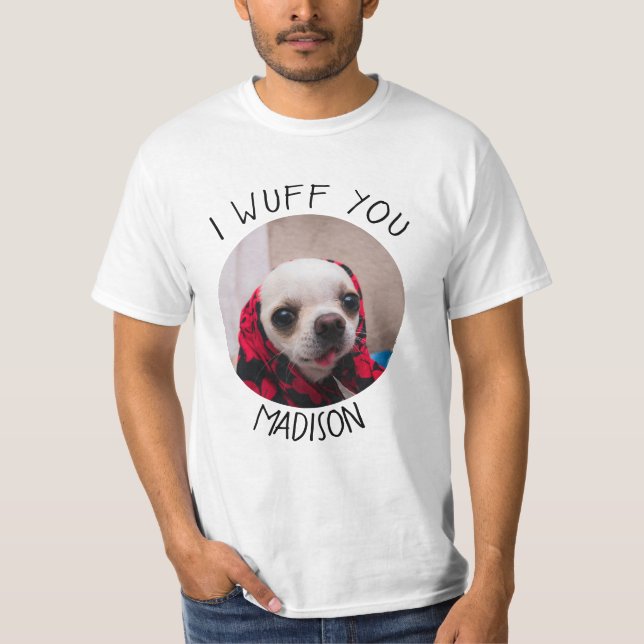 Camiseta Chihuahua bonitinho se você ama Namorados Personal (Frente)