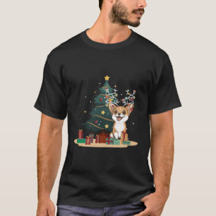 Camiseta Chihuahua Cachorro Árvore Natal Suor Xmas Cachorro