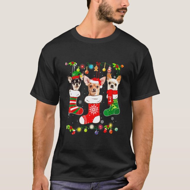 Camiseta Chihuahua Christmas (Frente)