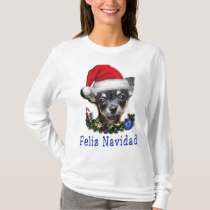 Camiseta Chihuahua Christmas