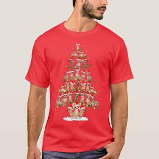 Camiseta Chihuahua Christmas Tree Funny Tee Xmas Chihuahua 