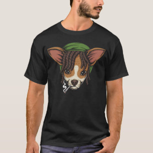 Camiseta Chihuahua com junção e rasta