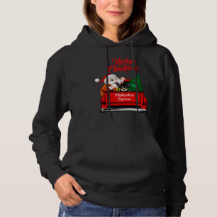 Camiseta Chihuahua com Papai Noel em Pickup Vermelho
