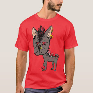 Camiseta Chihuahua com Piercings