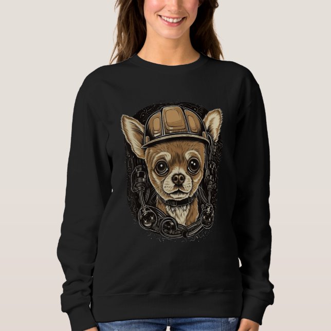 Camiseta Chihuahua Construction Worker Construction Excavat (Frente)