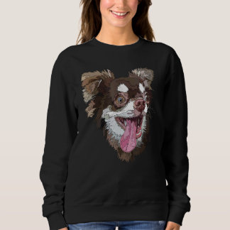 Camiseta Chihuahua Crazy Chihuahua Long Haired Dog para Hom