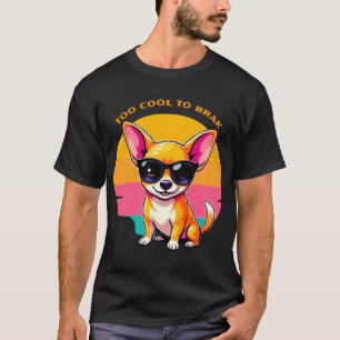 Camiseta Chihuahua do Pôr do Sol Vintage