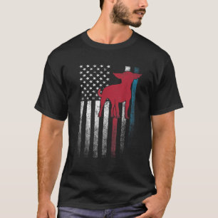 Camiseta Chihuahua Dog 4 de julho Presente Bandeira America
