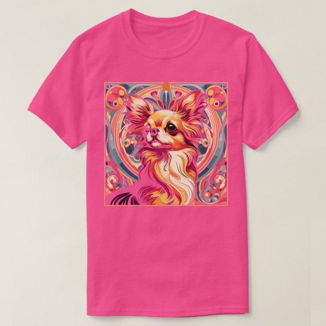 Camiseta Chihuahua Dog Amadurece Estilo de Deco de Design (Frente do Design)