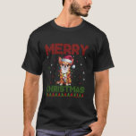 Camiseta Chihuahua Dog Amava Santa Hat Engraçado Christma<br><div class="desc">Chihuahua Dog Amava Santa Hat Engraçado Suor de Natal Feio</div>