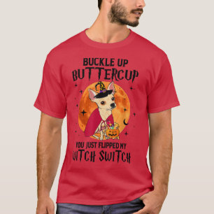 Camiseta Chihuahua Dog Buckup ButterCup Halloween Costum