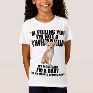 Camiseta Chihuahua Dog, estou dizendo que não sou Chihuahua