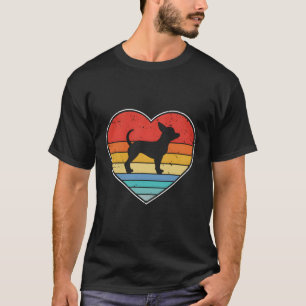 Camiseta Chihuahua Dog Mãe Pai Retro Vintage Chihuahua Love