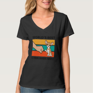 Camiseta Chihuahua Dog Mama Mundo Melhor Chihuahua Mãe