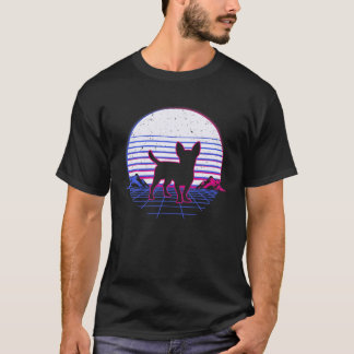 Camiseta Chihuahua Dog Puppy Retro Vintage Sunset Gift