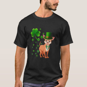 Camiseta Chihuahua Dog Saint Patricks Dia Engraçado Present