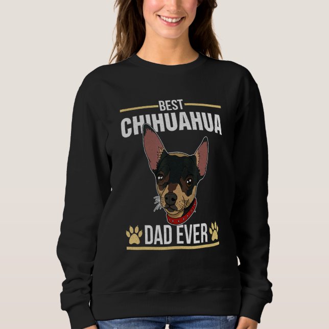 Camiseta Chihuahua Dog Sayings Mamãe Pai Walk Breeder 3 (Frente)