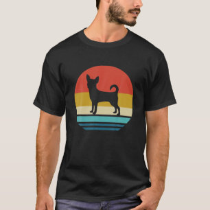 Camiseta Chihuahua Dog Vintage Retro Silhout Animal Love
