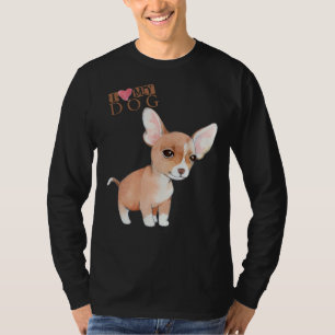 Camiseta Chihuahua Eu Amo Meu Cão