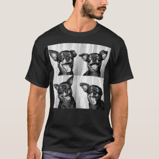 Camiseta Chihuahua Face Retrato Cachorro Engraçado Photoboo